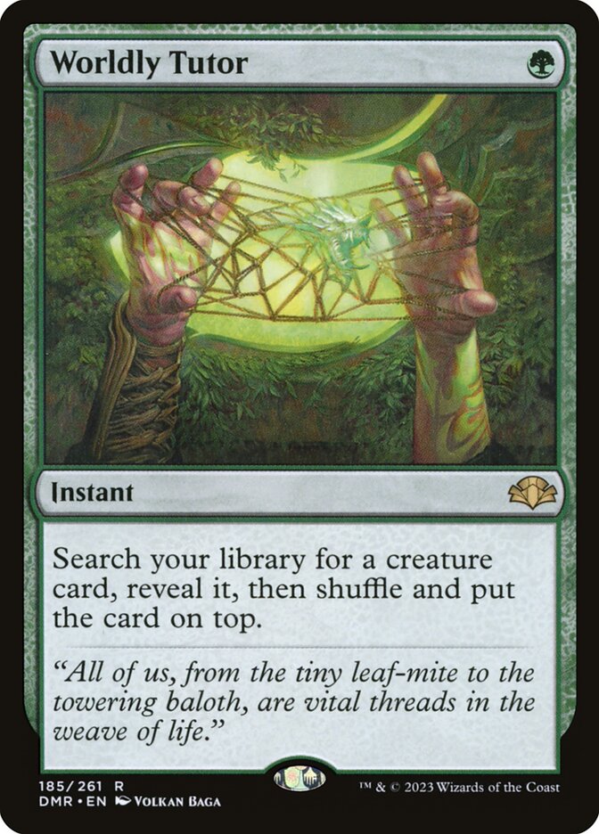 Worldly Tutor (185) - Dominaria Remastered (DMR)