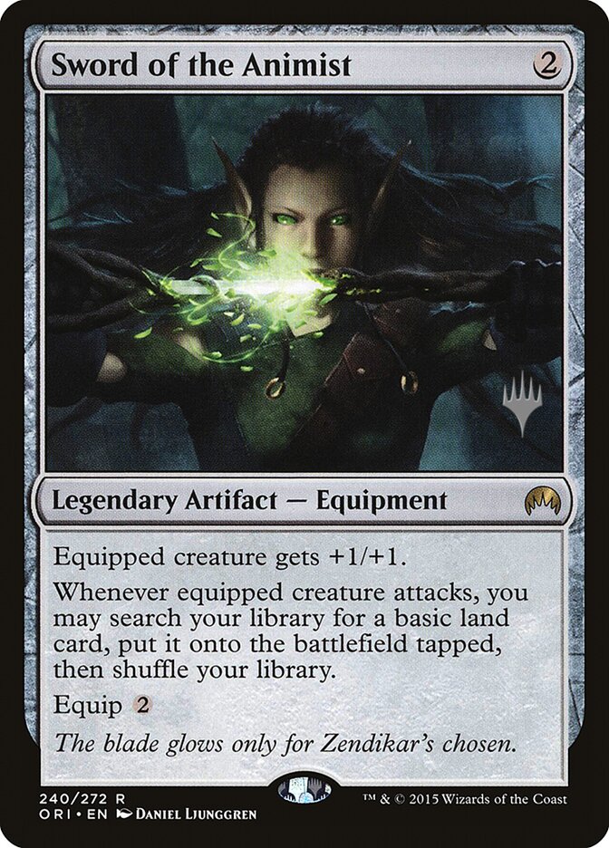Sword of the Animist (240p) - Magic Origins Promos (PORI)