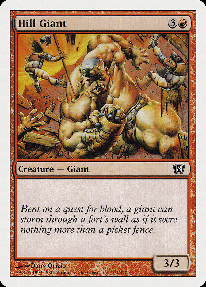 Hill Giant (194) - Eighth Edition (8ED)