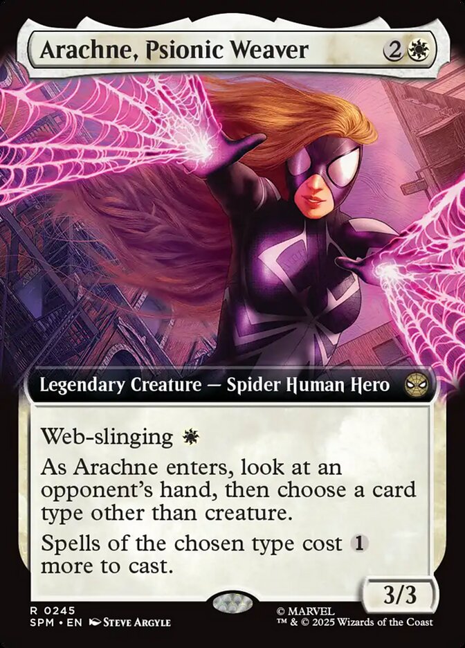Arachne, Psionic Weaver (245) - [Extended Art] Marvel's Spider-Man (SPM)