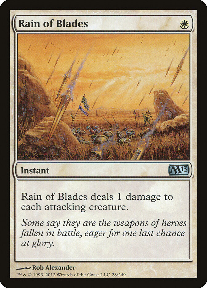 Rain of Blades (28) - Magic 2013 (M13)