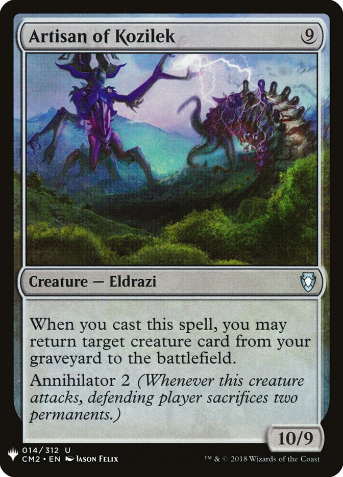 Artisan of Kozilek (CM2-14) - The List (PLST)