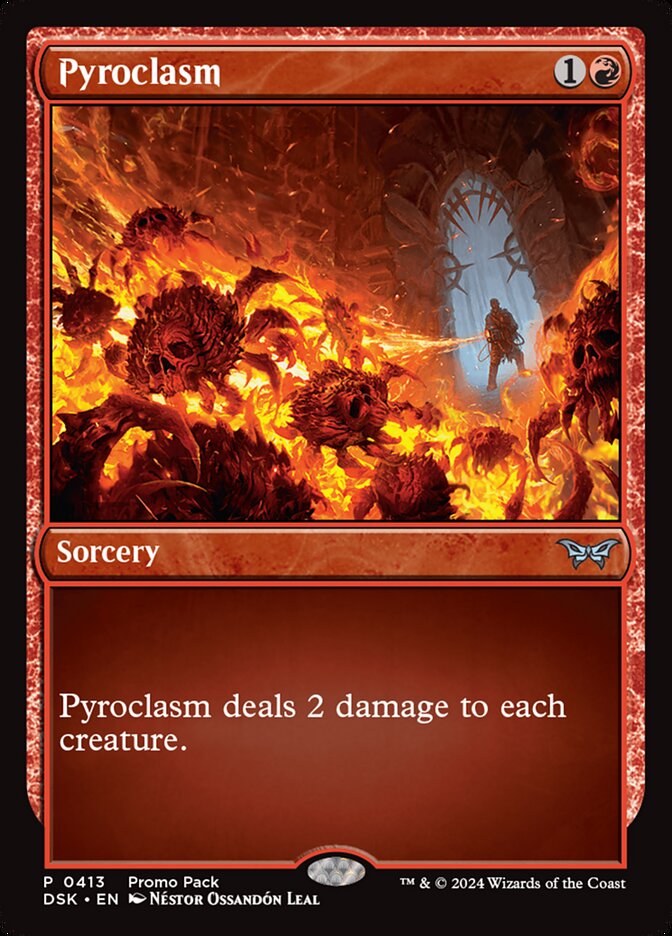 Pyroclasm - [Foil, Promo] Duskmourn: House of Horror (DSK)