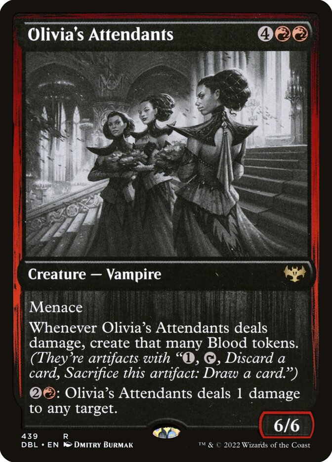 Olivia's Attendants - [Foil] Innistrad: Double Feature (DBL)