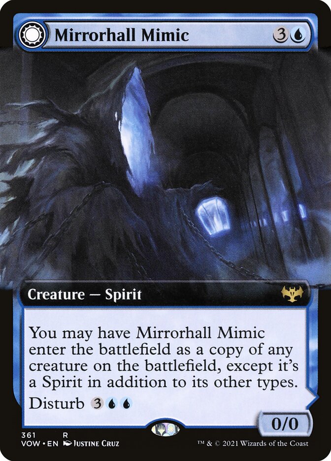 Mirrorhall Mimic // Ghastly Mimicry (361) - Innistrad: Crimson Vow (VOW)