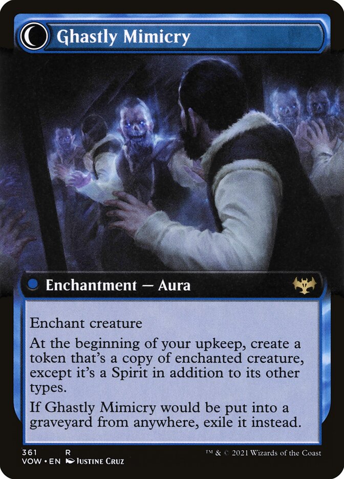Mirrorhall Mimic // Ghastly Mimicry (361) - Innistrad: Crimson Vow (VOW)