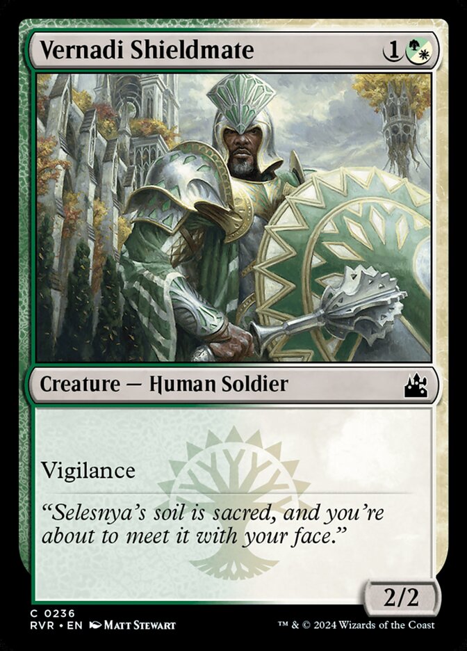 Vernadi Shieldmate (236) - Ravnica Remastered (RVR)
