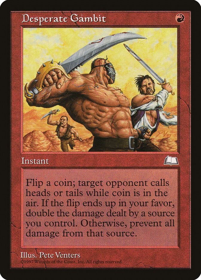 Desperate Gambit (96) - Weatherlight (WTH)