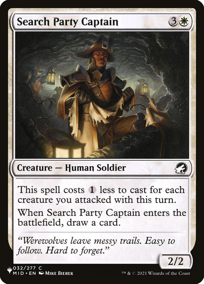 Search Party Captain (MID-32) - The List (PLST)