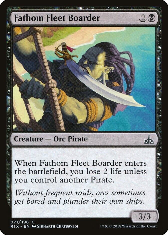 Fathom Fleet Boarder (71) - Rivals of Ixalan (RIX)