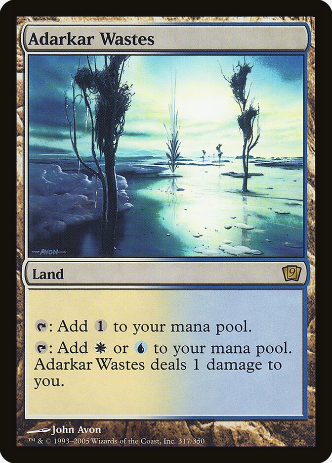 Adarkar Wastes (317) - Ninth Edition (9ED)