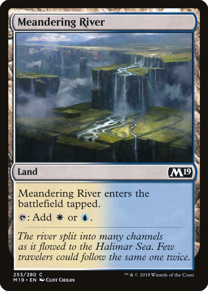 Meandering River (253) - Core Set 2019 (M19)