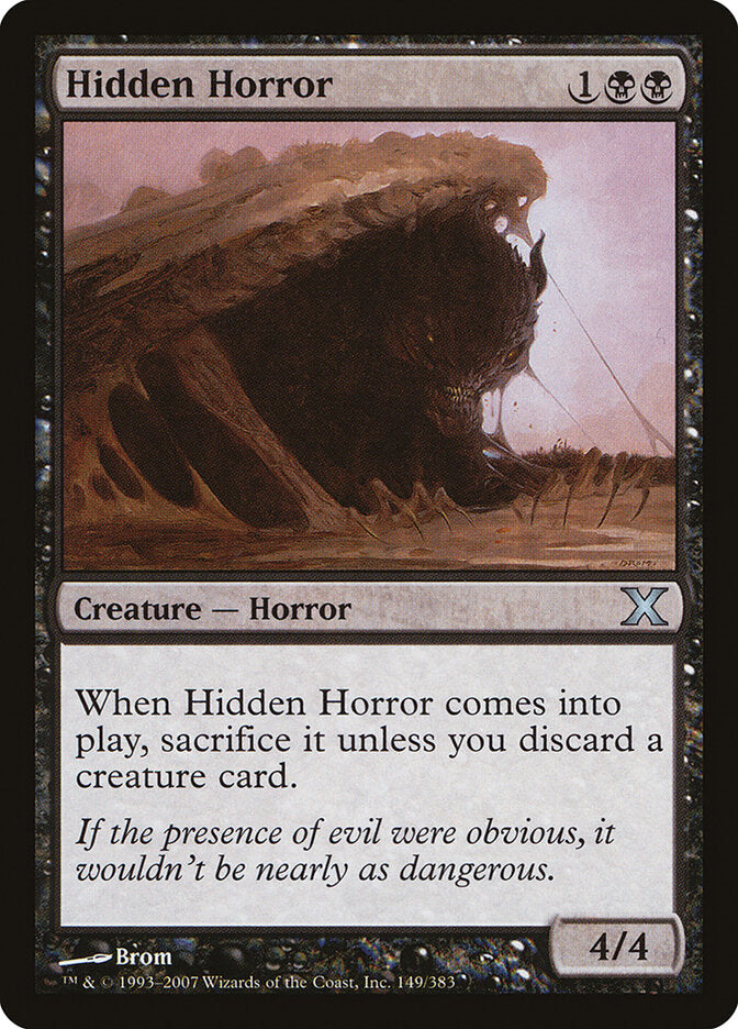 Hidden Horror (149) - Tenth Edition (10E)