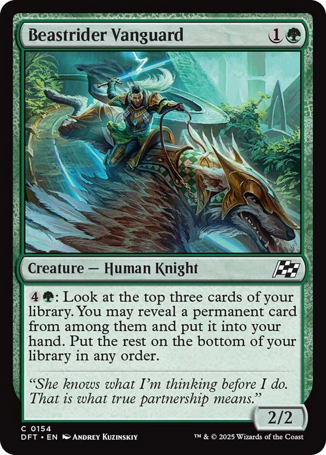 Beastrider Vanguard - [Foil] Aetherdrift (DFT)