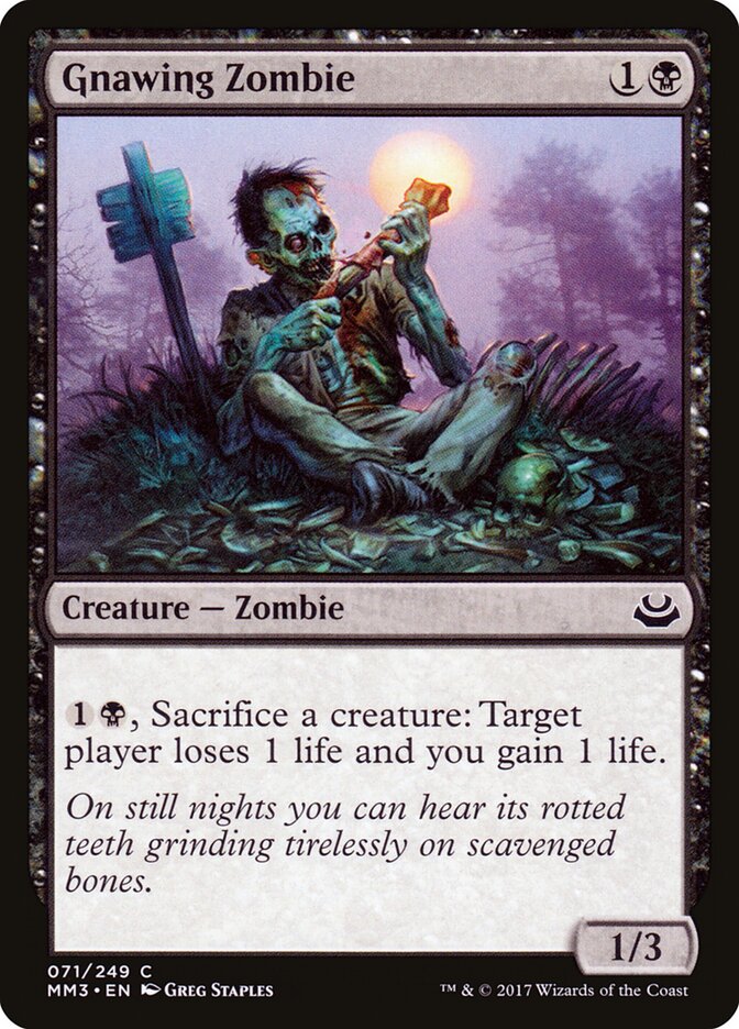 Gnawing Zombie (71) - Modern Masters 2017 (MM3)