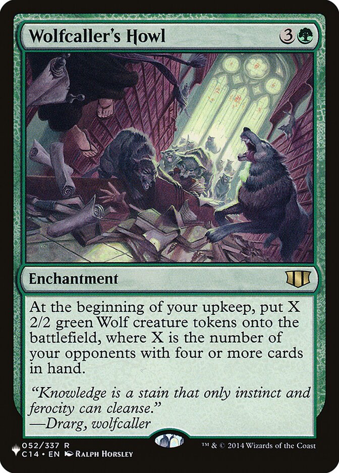 Wolfcaller's Howl (C14-52) - The List (PLST)