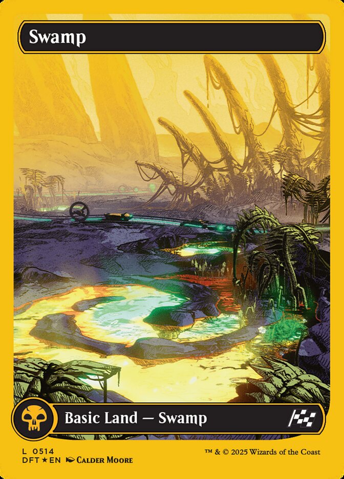 Swamp (514) - [First Place Foil] Aetherdrift (DFT)