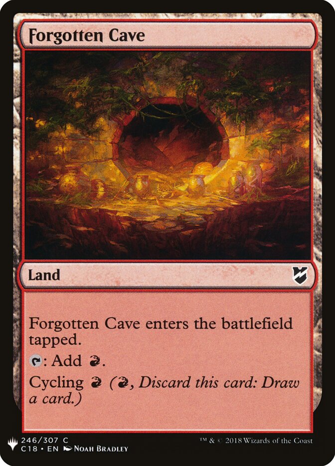 Forgotten Cave (C18-246) - The List (PLST)