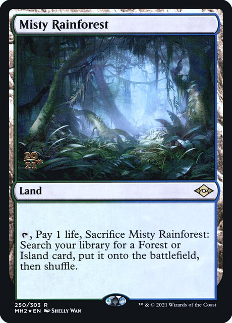 Misty Rainforest (250s) - Modern Horizons 2 Promos (PMH2)