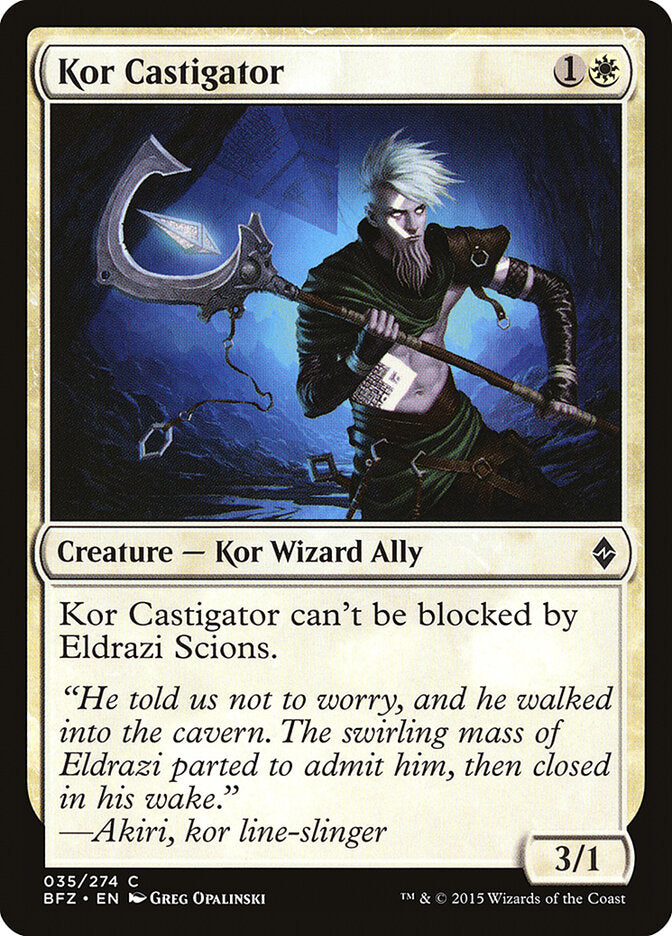 Kor Castigator (35) - Battle for Zendikar (BFZ)