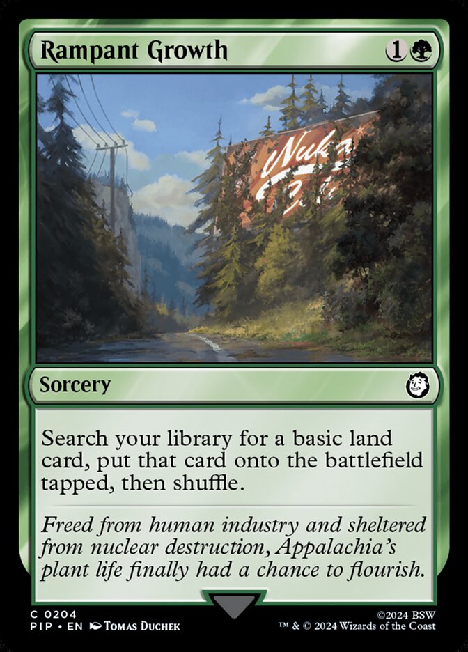 Rampant Growth - [Foil] Fallout (PIP)