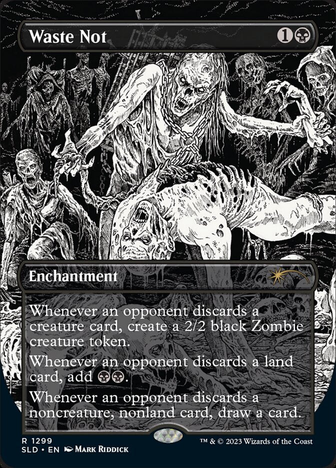 Waste Not (1299) - [Borderless] Secret Lair Drop (SLD)