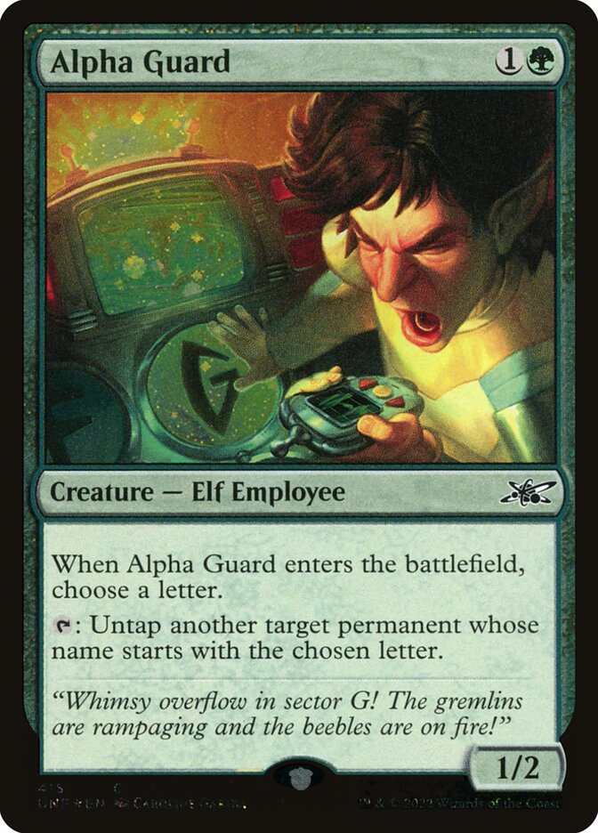 Alpha Guard (415) - Unfinity (UNF)