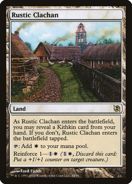 Rustic Clachan (34) - Duel Decks: Elspeth vs. Tezzeret (DDF)