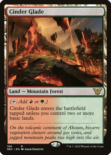 Cinder Glade (166) - Neon Dynasty Commander (NEC)