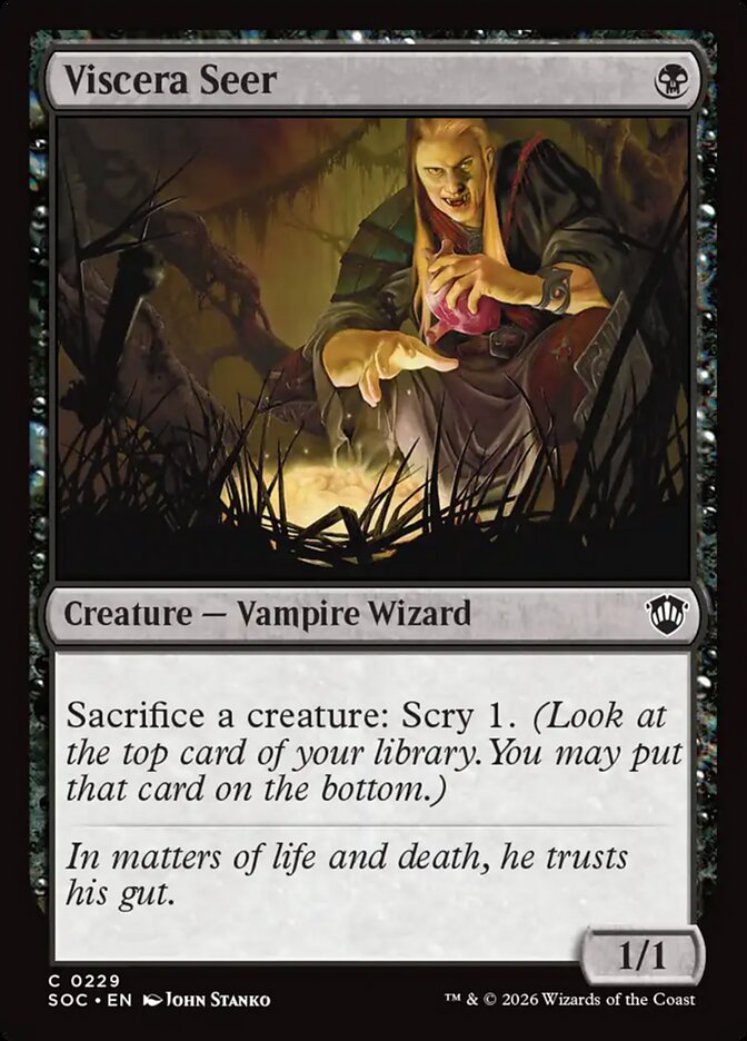 Viscera Seer (229) - Secrets of Strixhaven Commander (SOC)