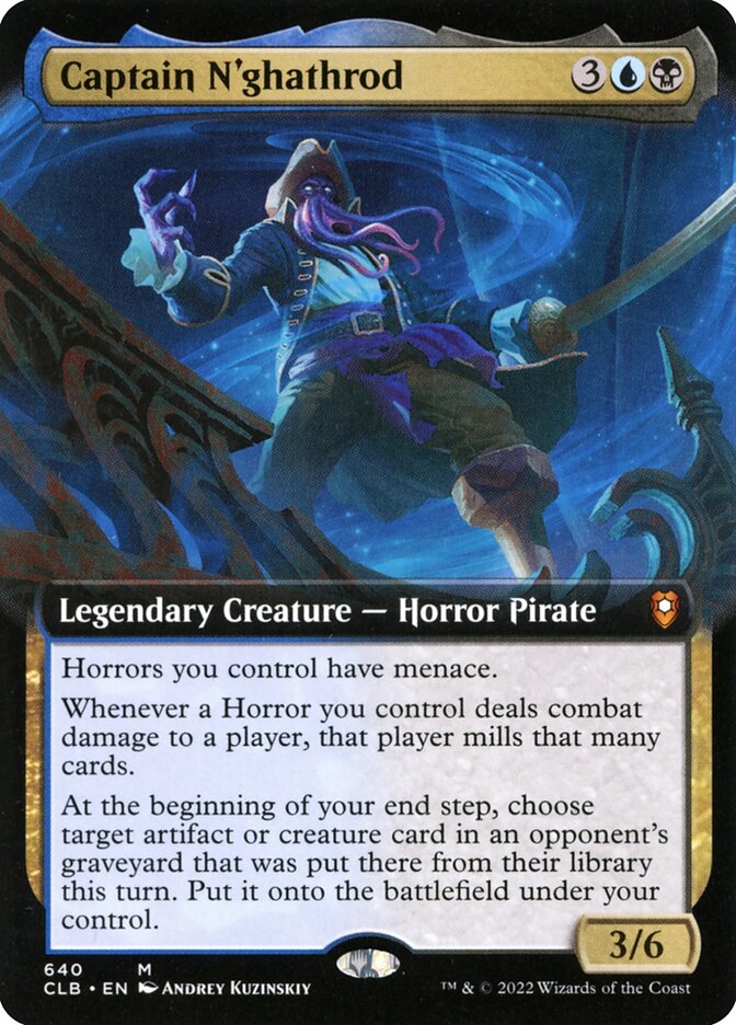 Captain N'ghathrod (640) - Commander Legends: Battle for Baldur's Gate (CLB)