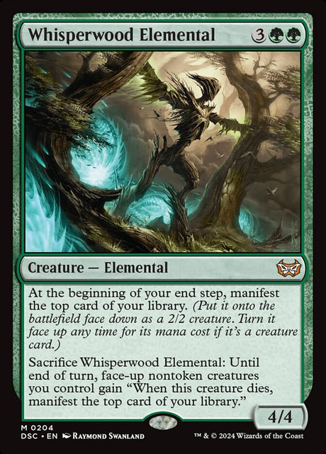 Whisperwood Elemental (204) - Duskmourn: House of Horror Commander (DSC)
