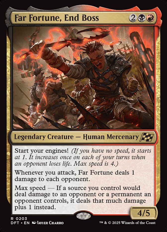 Far Fortune, End Boss - [Foil] Aetherdrift (DFT)