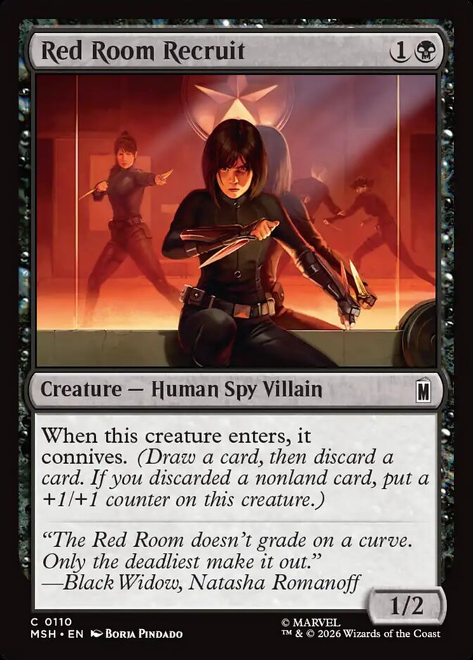 Red Room Recruit (110) - Marvel Super Heroes (MSH)