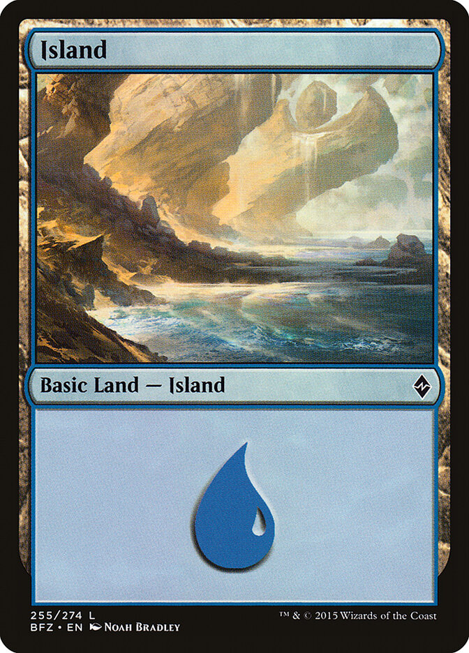 Island (255a) - Battle for Zendikar (BFZ)