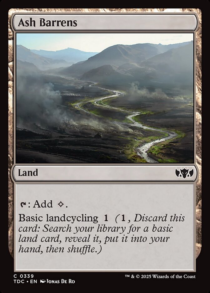 Ash Barrens (339) - Tarkir: Dragonstorm Commander (TDC)