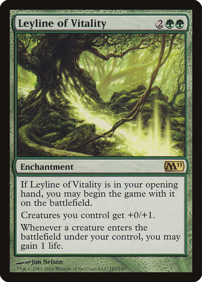 Leyline of Vitality (183) - Magic 2011 (M11)