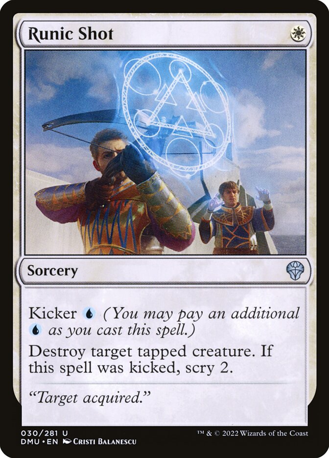 Runic Shot (30) - Dominaria United (DMU)