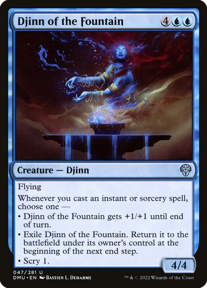 Djinn of the Fountain (47) - Dominaria United (DMU)