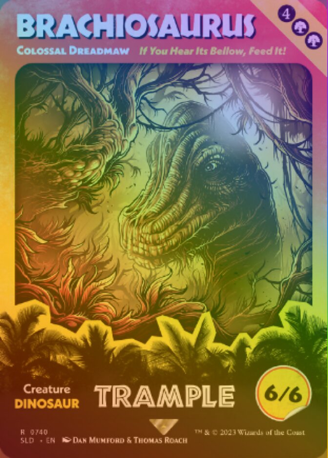 Brachiosaurus - Colossal Dreadmaw - Secret Lair Drop (SLD)