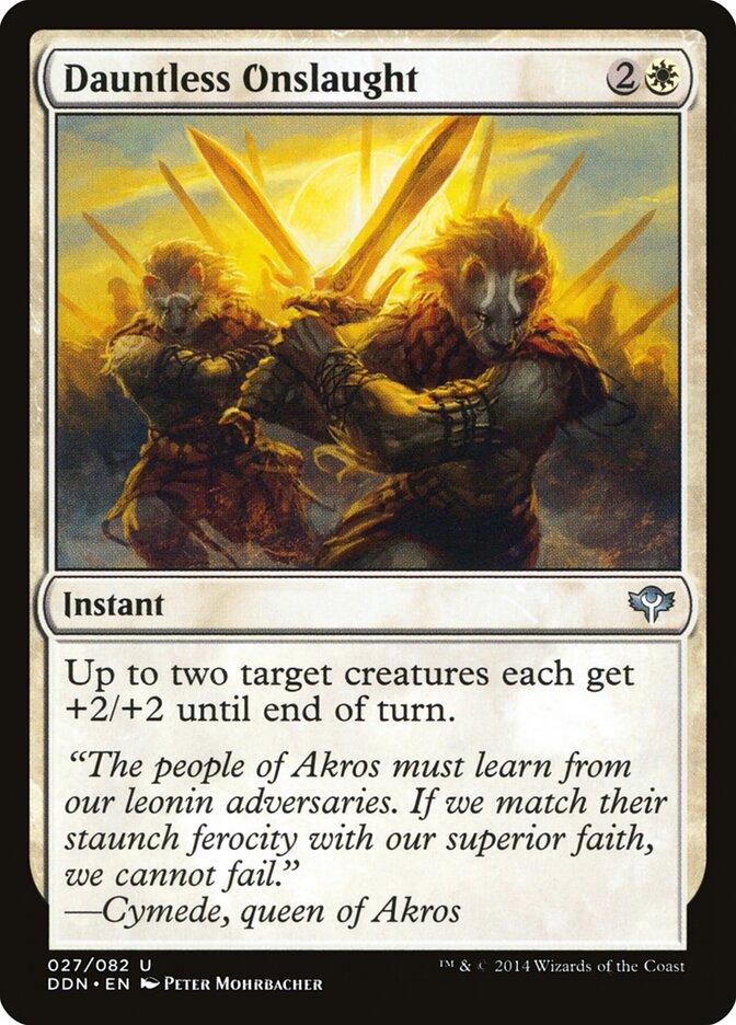 Dauntless Onslaught (27) - Duel Decks: Speed vs. Cunning (DDN)