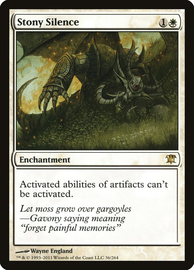 Stony Silence (36) - Innistrad (ISD)