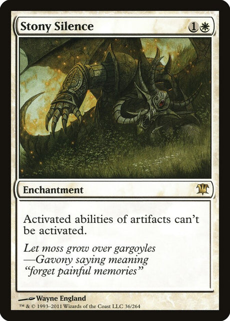 Stony Silence (36) - Innistrad (ISD)