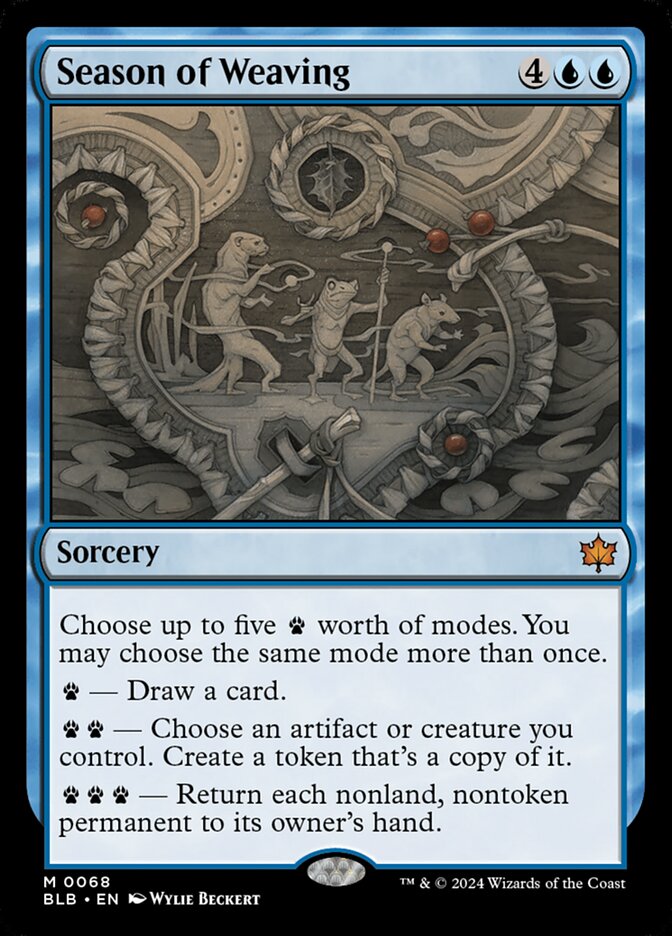 Season of Weaving - [Foil] Bloomburrow (BLB)
