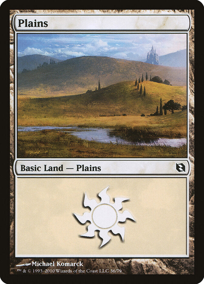 Plains (36) - Duel Decks: Elspeth vs. Tezzeret (DDF)