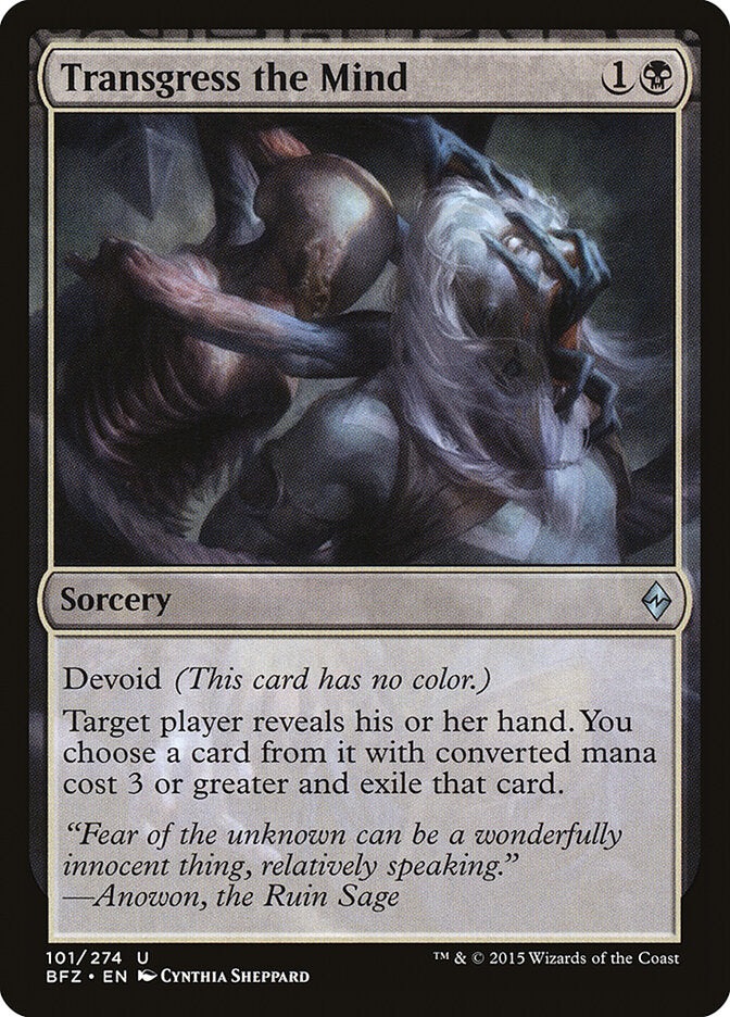 Transgress the Mind (101) - Battle for Zendikar (BFZ)