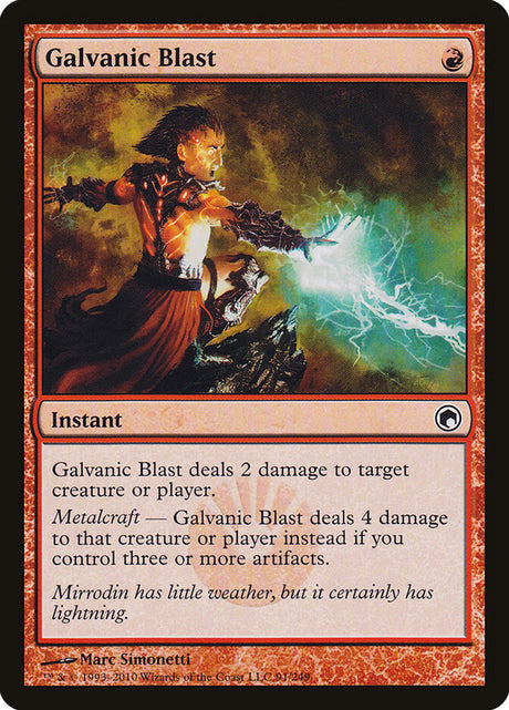 Galvanic Blast (91) - Scars of Mirrodin (SOM)