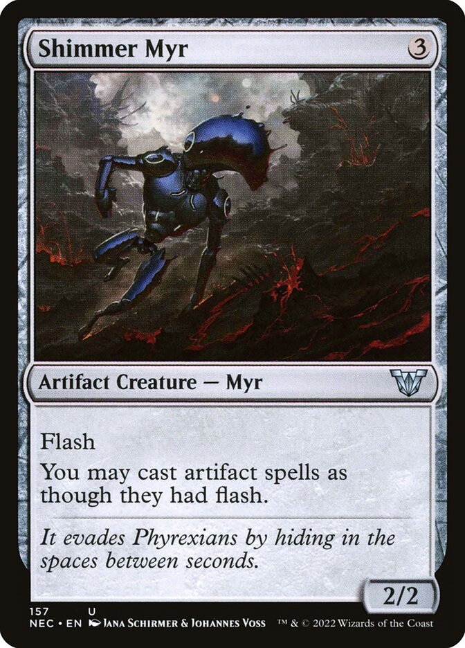 Shimmer Myr (157) - Neon Dynasty Commander (NEC)