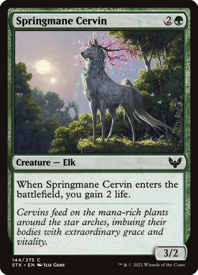 Springmane Cervin (144) - Strixhaven: School of Mages (STX)