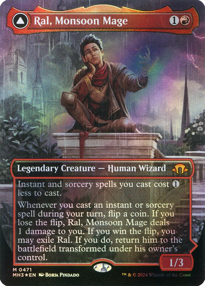 Ral, Monsoon Mage // Ral, Leyline Prodigy (471) - Modern Horizons 3 (MH3)